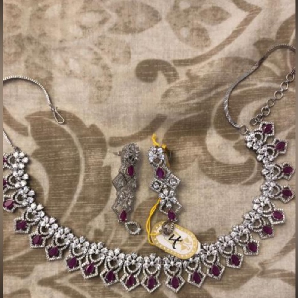 Ruby And Silver Set - image 1